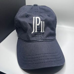 JPII embroidered navy cap